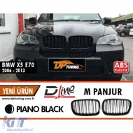 image-16-E70 X5 M Prednja rešetka Piano crna ABS / 2006-2013
