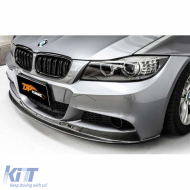 E90 LCI V2 Front Lip Piano Black Vacuum Plastic / 2008-2011 - DTBKB6026245
