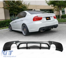 image-74-E90 M Performance Design Design Diffusor links rechts mit einzelnen Ausgängen in Piano Schwarz / 2004-2011