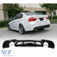 E90 M Performance Diffuser Left Right Single Outlets Piano Black Vacuum / 2004-2011 - DTRBDB6026109
