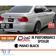 image-27-E90 M Performance Style Rear Spoiler Piano Black ABS / 2004-2011