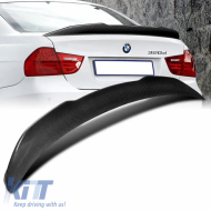 E90 PSM Style Rear Spoiler Piano Black ABS / 2004-2011 - DTSB6027072