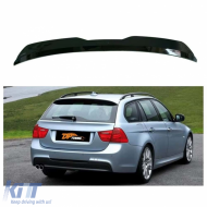 E91 Station Wagon Max Rear Roof Spoiler Piano Black Vacuum Plastic/ 2004-2011 - DTSB6025930