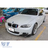 E92 - E93 M Performance Front Flaps Piano Black Vacuum Plastic / 2007-2009 - DTBKB6026802