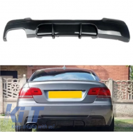 E92 M Technic Diffuser Piano Black ABS / 2007-2013 (Left Double Output)