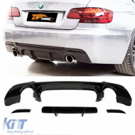 E92 M Technic P Style Diffuser Piano Black ABS / 2007-2013 (R+L Single Output) - DTRBDB6025981