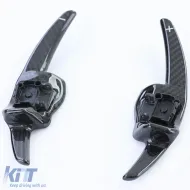 Echensatz aus echtem Carbon für Schaltwippen geeignet für VW Golf 6 08-12-image-6198887