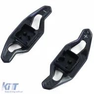 Echte Carbon-Schaltwippen, geeignet für Audi A6 S6 RS6 C8 F2 A7 S7 RS7 C7 4G-image-6201440