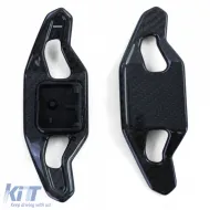 Echte Carbon-Schaltwippen, geeignet für Audi A6 S6 RS6 C8 F2 A7 S7 RS7 C7 4G-image-6201441