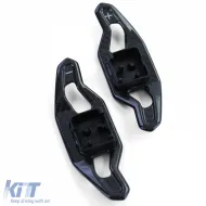 Echte Carbon-Schaltwippen, geeignet für Audi A6 S6 RS6 C8 F2 A7 S7 RS7 C7 4G-image-6201445