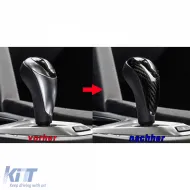Echter Carbonabdeckung für den Automatikgetriebehebel, geeignet für BMW 5er M5 F10 2011-2017-image-6207437