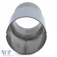 Edelstahl Auspuffrohr Reduzieradapter 75mm auf 63mm-image-6199131