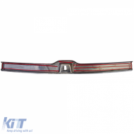 Edelstahl-Ladeleisten-Schutz schwarzer Stoßfänger innen geeignet für Mercedes GLC X253-image-6207561