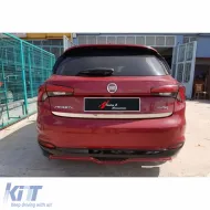 image-28-Egea HB Rear Bumper Lip Without Output Vacuum Plastic / 2015 -
