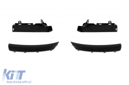 Ein Design Line Frontstoßfänger geeignet für Mercedes GLE W167, GLE Coupe C167 2018-2023, nach 2024 mit Chrom/schwarzer Diamantgrill.-image-6237354