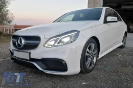 Ein Design-Paket Typ E63 geeignet für Mercedes E-Klasse W212 Limousine 2014-2016 mit Kotflügeln-image-6148049