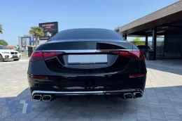 Ein Design-Paket Typ S63 geeignet für die Mercedes S-Klasse W223 Langversion nach 2020 mit Chromelementen-image-6142139