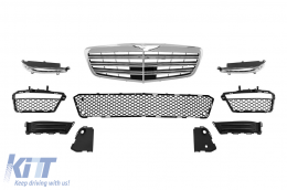 Ein Design-Paket Typ S63 geeignet für Mercedes S-Klasse W221 Langversion 2006-2013 mit Seitenschwellern-image-6237505