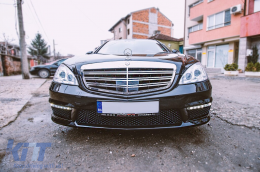 Ein Design-Paket Typ S65 geeignet für Mercedes S-Klasse W221 mit langem Radstand 2006-2013 mit Seitenschwellern-image-6237525