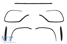 Ein Design-Typ 63 Paket geeignet für Mercedes GLE W167 2019-2023, nach 2024 mit verchromtem/schwarzem GT-Kühlergrill und schwarzen Auspuffendrohren-image-6139070
