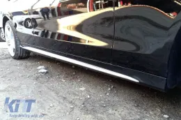 Ein Design Typ C63 Seitenschweller geeignet für Mercedes C-Klasse W205 2014-2020-image-6147851
