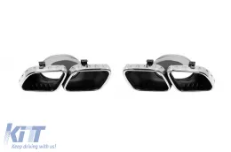 Ein Designpaket Typ GLE63 geeignet für Mercedes GLE Coupe C167 2020-2023, mit Heckstoßstange und LED-Scheinwerfern-image-6150763