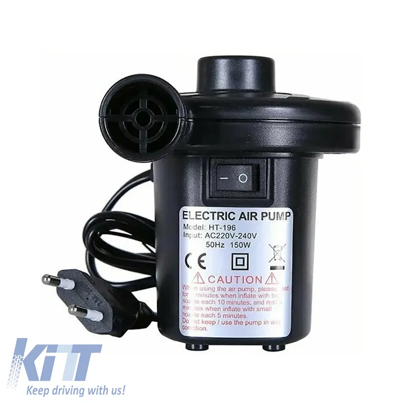 Electric Air Pump Inflator suitable for Inflatables Camping Bed Pool 12V 220V HT-196 1 Piece