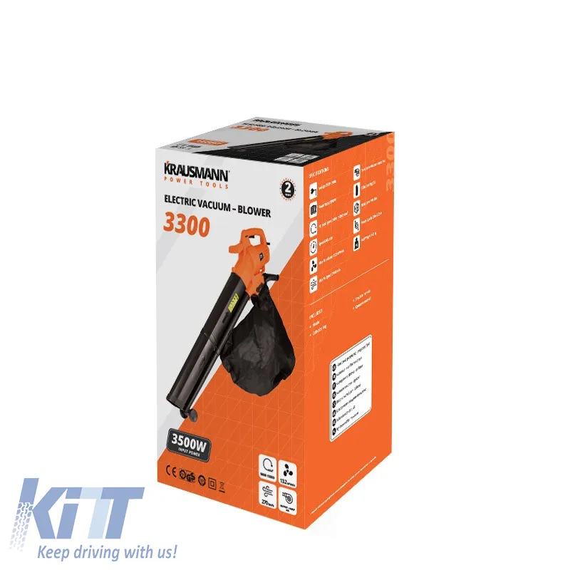 Electric Handheld Blower 3500W with Speed Control suitable for Krausmann 3300