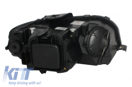 Első fényszóró AUDI A3 8P (2003-2008) DRL optikás fekete-image-6015065