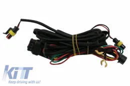 Első fényszóró burkolat FEHÉR LED DRL helyzetjelzővel Mercedes Benz G-osztály W463 (1989-től) G65 AMG Design Króm-image-6019475