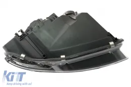Első fényszóró LED DRL nappali menetfénnyel AUDI A4 B7 2004-2008 Fekete-image-6082313