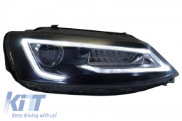 Első fényszórók LED DRL VW Jetta Mk6 VI (2011-2017) Bi-Xenon Design dinamikus irányjelzővel démonLook-image-6020975