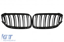 Első hűtőrács BMW 3 E92 E93 Kupé/Kabrió LCI előtti (2006-2009) Duplacsíkos M-Package Sport Dizájn-image-6069242
