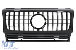 Első hűtőrács Mercedes G-osztály W463 (1990-2014) modellekhez, Új G63 GT-R Panamericana dizájn-image-6090599