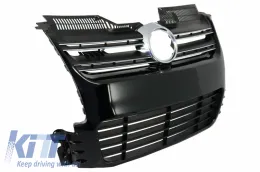 Első hűtőrács VW Golf 5 V (2003-2009) R32 Design fekete-image-6028641
