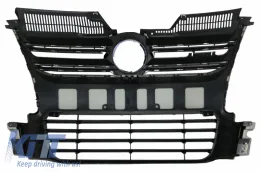Első hűtőrács VW Golf 5 V (2003-2009) R32 Design fekete-image-6028643