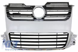 Első hűtőrács VW Golf 5 V (2003-2009) R32 Design króm-image-6028645