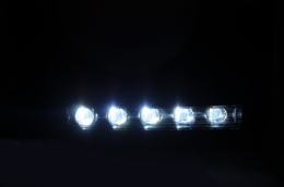 
Első lámpa csomag MERCEDES W463 G-osztály (1989-2012) modellekhez, LED nappali menetfényes burkolattal, fekete Bi-Xenon kinézetü-image-6020006