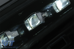 
Első lámpa LED Fénysor indulófénnyel Ford Ranger Raptor (2015-2020) balkormányos modellekhez, Teljes Fekete, dinamikus Irányjelzők, Matrix projektor-image-6078862