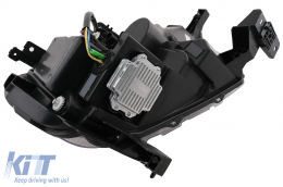 
Első lámpa LED Fénysor indulófénnyel Ford Ranger Raptor (2015-2020) balkormányos modellekhez, Teljes Fekete, dinamikus Irányjelzők, Matrix projektor-image-6078867