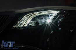 
Első lámpa lencse üveg Mercedes S-osztály W222 Facelift (2017-2020) modellekhez, átlátszó-image-6086145