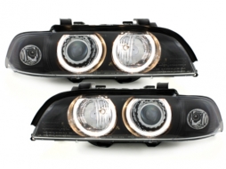 Első lámpák BMW E39 95-00 _ körgyűrűk _ fekete-image-59459
