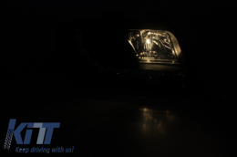Első lámpák LED AUDI A6 4B (2001-2004) DRL-optikai helyzetjelzőlámpa Fekete-image-6015109