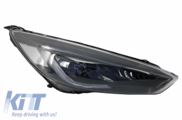 Első lámpák LED DRL Ford Focus III Mk3 (2015-2017) Bi-Xenon Design dinamikus folyású irányjelző lámpák démon kinézet-image-6033038