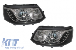 image-12-Első lámpák  VW T5 GP (2010+) Drl Optikai Fekete