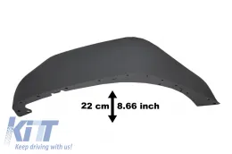 Első lapos acél lökhárító / sárvédő Jeep Wrangler / Rubicon JK (2007-2017)-image-6022418