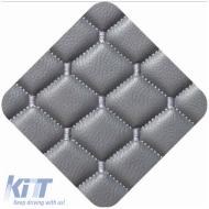 Első ülésvédő párna PU Royal Gray 2 darabos-image-6292580