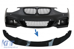image-61-Első lökhárító ajak spoiler BMW 1-es F20 F21 (2011-2014) 2-es F22 F23 (2014-) M Sport M-Performance Design