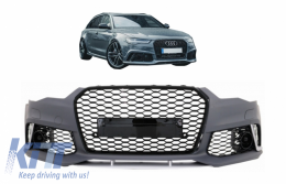 Első lökhárító AUDI A6 C7 4G facelift (2015-2018) RS6 Design, rács nélkül-image-6046448