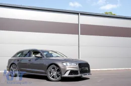 Első lökhárító AUDI A6 C7 4G facelift (2015-2018) RS6 Design, rács nélkül-image-6071791